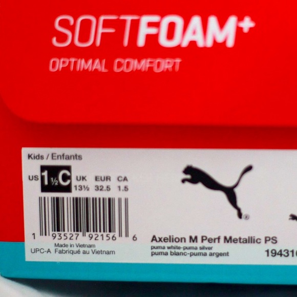 NEW. Axelion M Perf Metallic Little Kids' Shoes - Picture 4 of 4